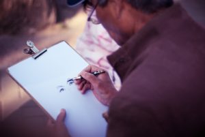 Improve function and coordination by drawing with a pen