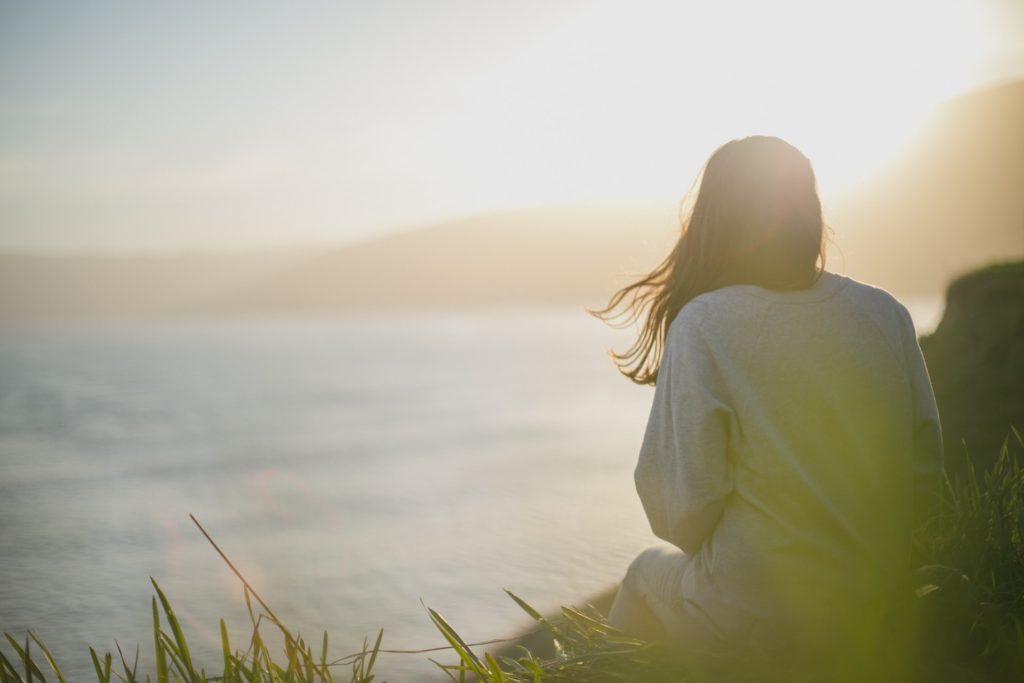 Woman enjoying quality of life